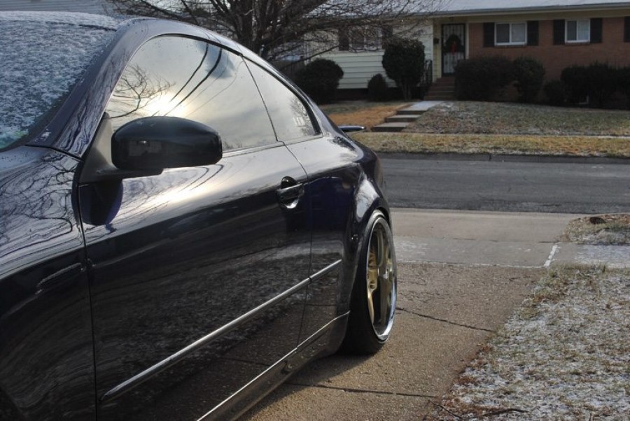 Infiniti G35 Coupe V35 rines Rays Volk Racing GT-S 19″ 9.5J ET17 235/35 10.5J ET18 255/35