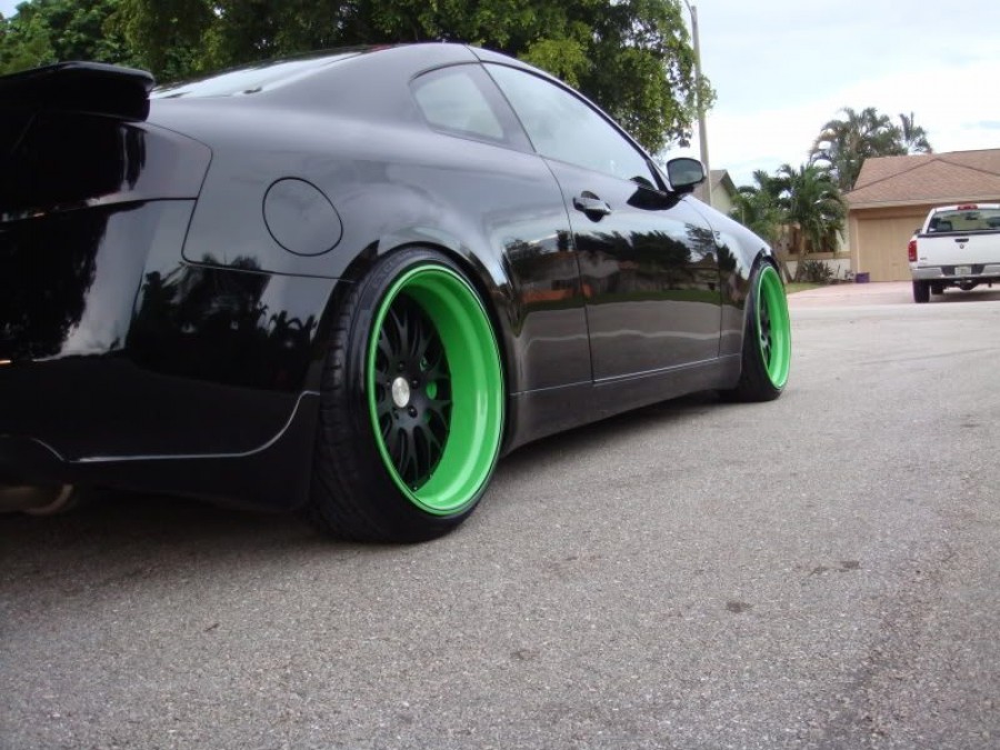 Infiniti G35 Coupe rines Kranson Forged Mesh Klassic 20″ 9.5J ET-4 225/35 11J ET-10 255/35