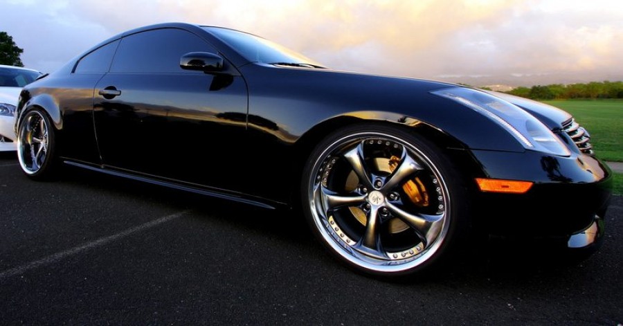 Infiniti G35 Coupe rines Work VS-KF 20″ 9.5J ET-2 225/35 11J 255/35
