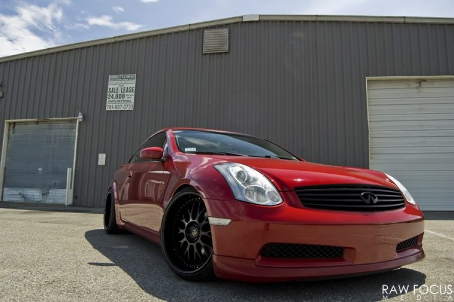 Infiniti G35 Coupe rines Work VS-XX 19″ 9.5J ET2 225/35 11J 265/35