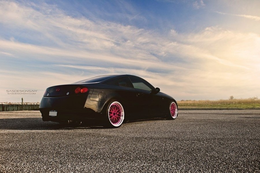 Infiniti G35 Coupe V35 rines Varrstoen ES 1 19″ 9.5J 225/35