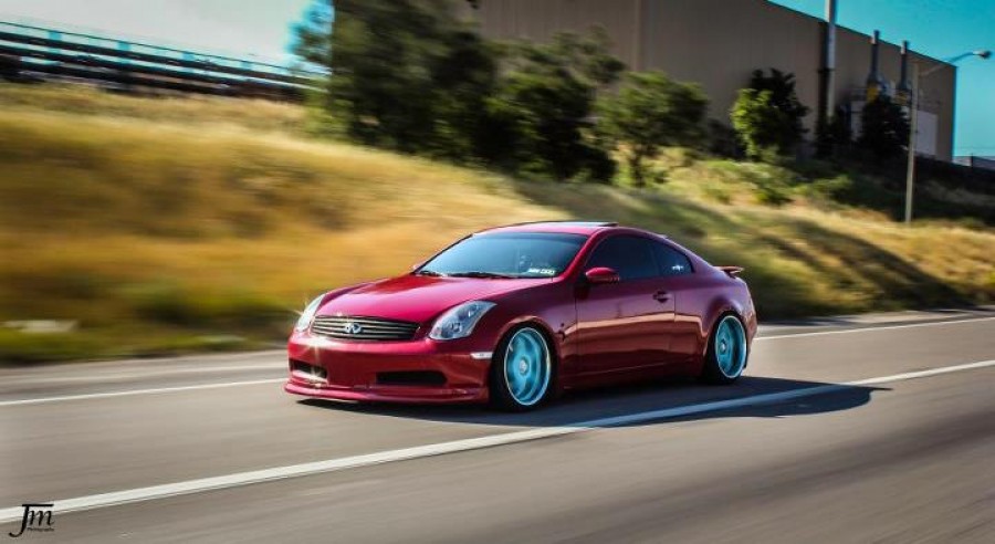 Infiniti G35 Coupe V35 rines Racing hart 19″ 9J ET5 225/35 10J 235/40
