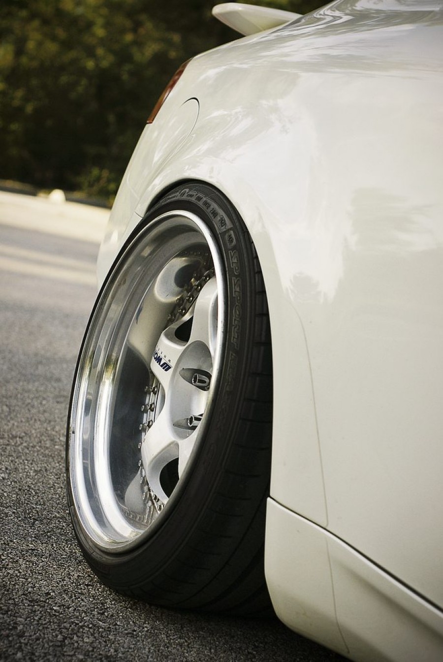Infiniti G35 Coupe V35 rines Work Meister S1 3P 19″ 9.5J ET-14 215/35 10.5J 245/35