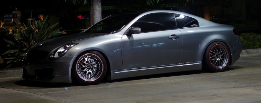 Infiniti G35 Coupe V35 rines BBS RS813 18″ 9.5J ET14 245/40