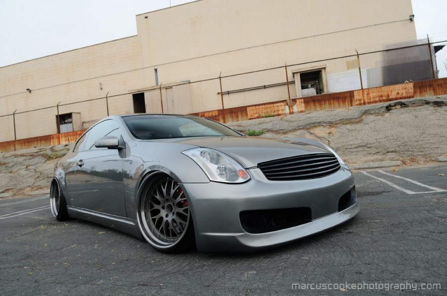 Infiniti G35 Coupe rines Kranson Forged Mesh Klassic 20″ 10J ET-4 225/30 11.5J ET-2 265/30