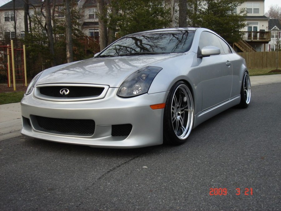 Infiniti G35 Coupe rines Work Varianza T1S 20″ 9.5J ET5 225/35 10.5J 255/35