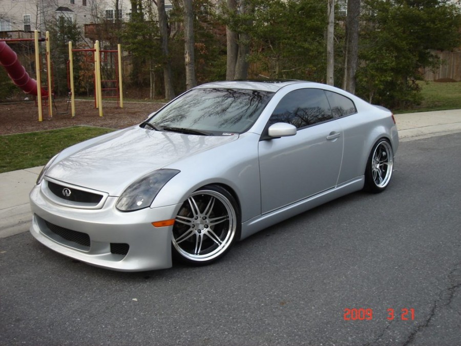 Infiniti G35 Coupe rines Work Varianza T1S 20″ 9.5J ET5 225/35 10.5J 255/35