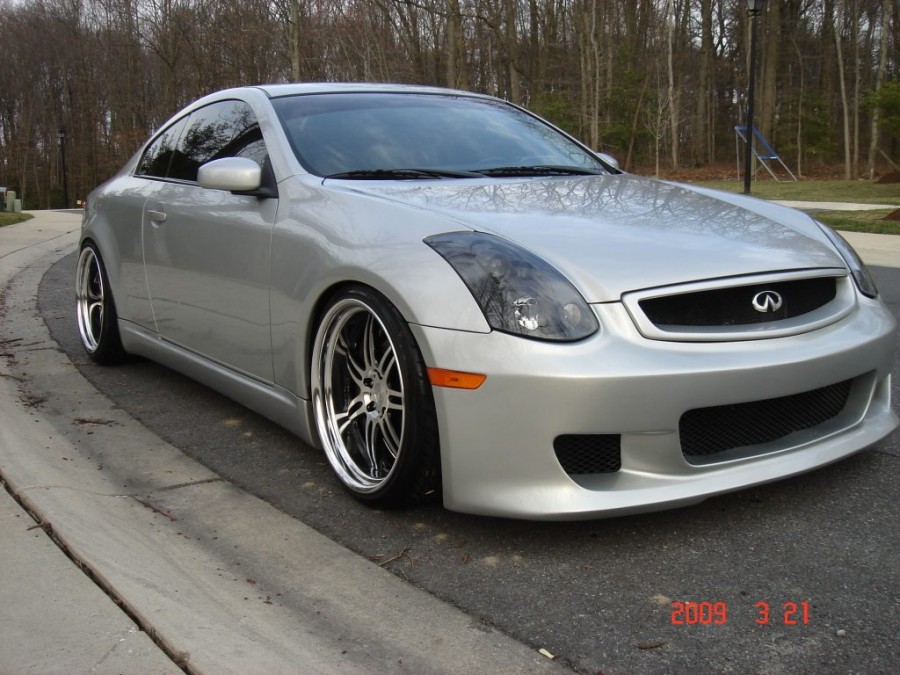 Infiniti G35 Coupe rines Work Varianza T1S 20″ 9.5J ET5 225/35 10.5J 255/35