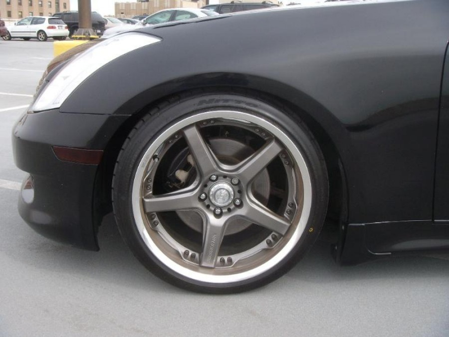 Infiniti G35 Coupe V35 rines Rays Volk Racing GT-S 19″ 9.5J ET17 245/35 10.5J ET18 275/35