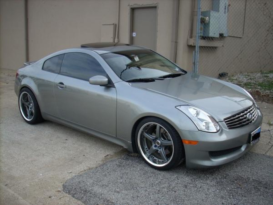 Infiniti G35 Coupe rines Rays Volk Racing GT-S 19″ 9.5J ET17 255/35 10.5J ET-2 285/55