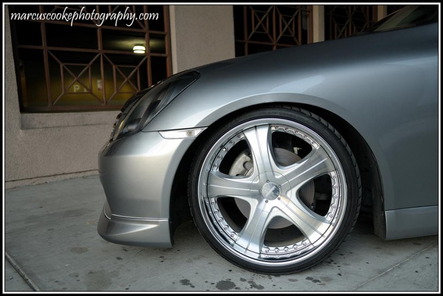 Infiniti G35 Sedan rines Lowenhart LD5 20″ 9J ET38 245/30 10J ET44 275/30