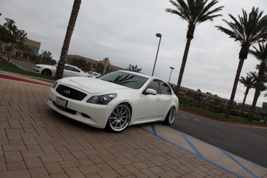 Infiniti G35 Sedan V36 rines Rays Volk Racing GT-F 19″ 9.5J ET17 225/40 10.5J ET24 245/40