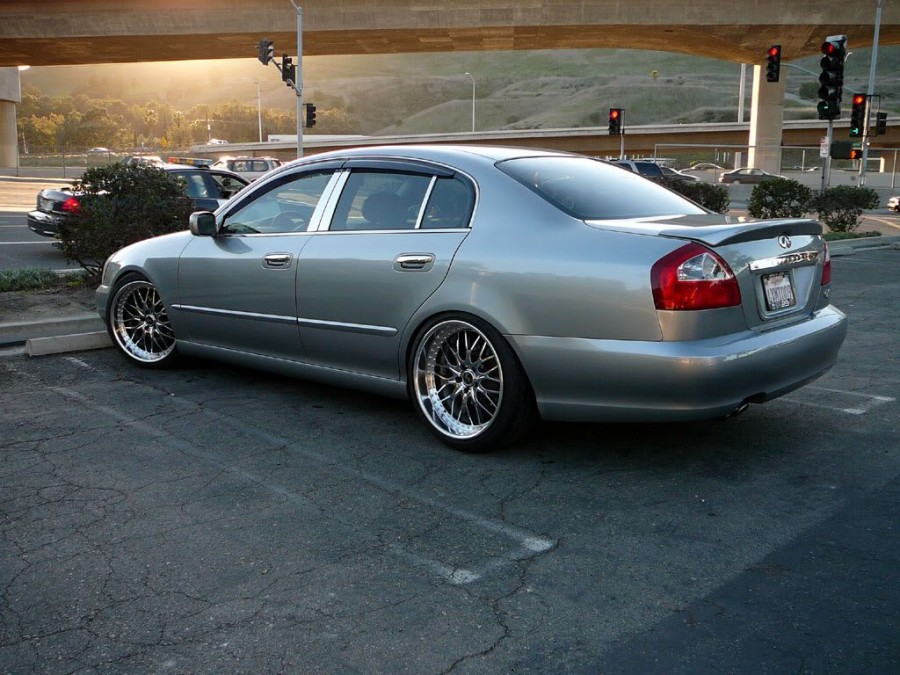 Infiniti Q45 rines Work Rezax 2 20″ 9.5J ET31 245/35 11J ET25 275/35