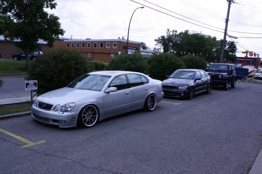 Lexus GS S160 rines Work XSA 03C 19″ 9.5J ET9 215/35 11J ET-1 275/30