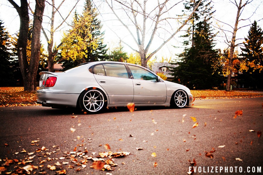 Lexus GS S160 rines Work XSA 03C 19″ 9.5J ET9 215/35 11J ET-1 275/30