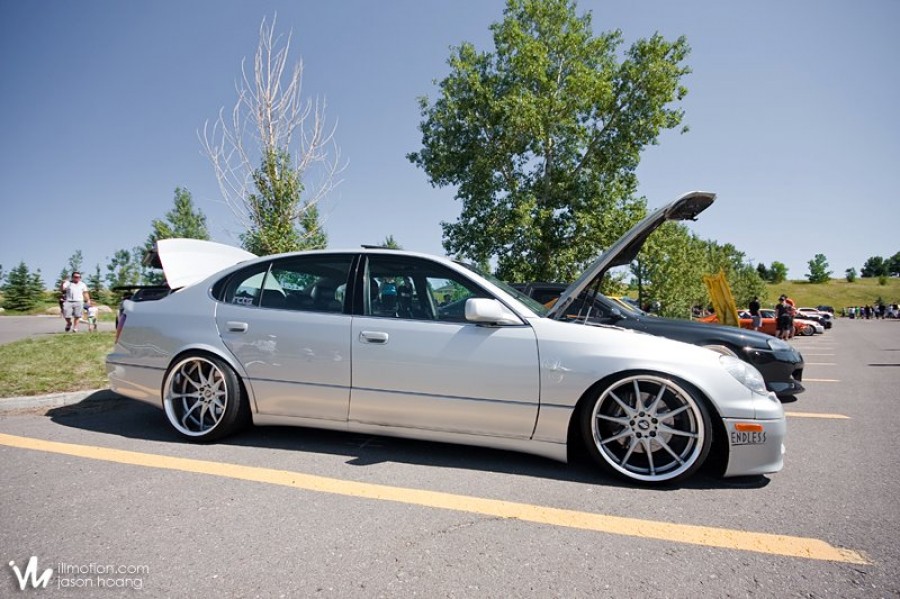 Lexus GS S160 rines Work XSA 03C 19″ 9.5J ET9 215/35 11J ET-1 275/30