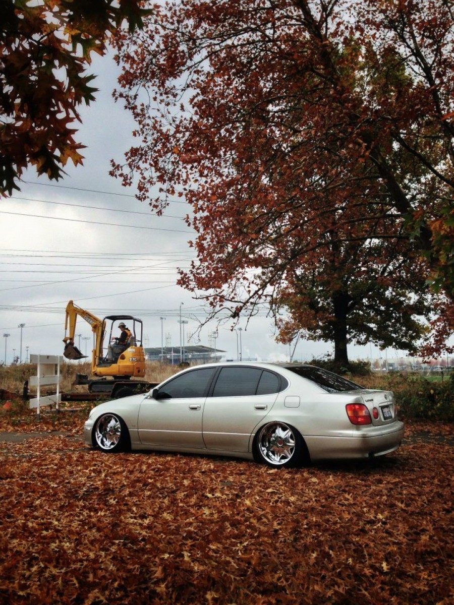 Lexus GS S160 rines Work LS 207 18″ 10J 215/35 11J 225/40