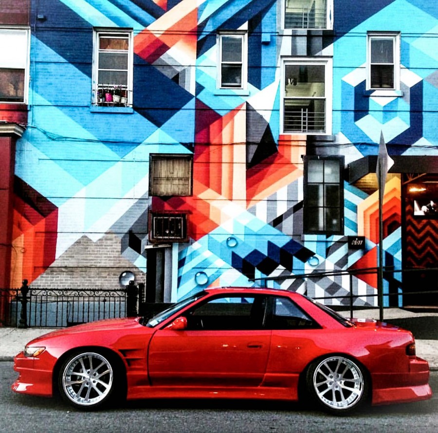 Nissan Silvia S13 rines Weds Sport Kranze LXZ 19″