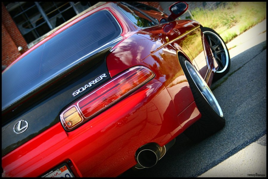 Lexus SC rines Rays Volk Racing GT-V 18″ 9J ET23 235/40 10J ET24 255/35