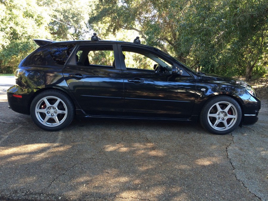 Mazda 3 1 generation rines Enkei Evo 8 17″ 8J ET37 245/45 Mazdaspeed3 