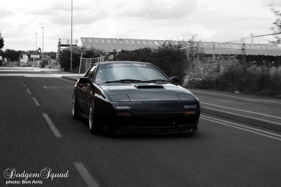 Mazda RX-7 FC rines Work Meister S2R 18″ 10J ET15 225/40 convertible 