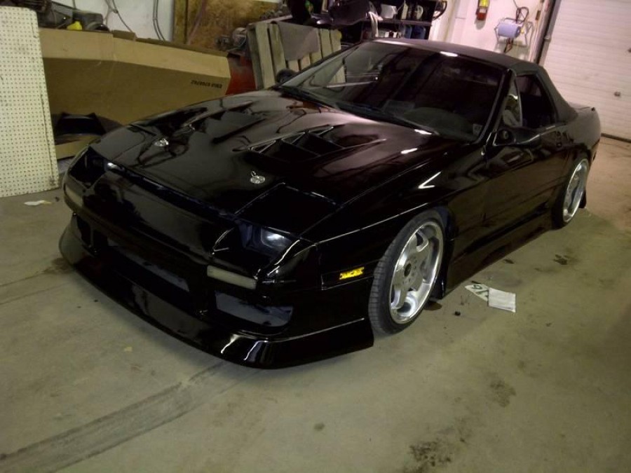 Mazda RX-7 FC rines Garson Deep Racing Ryugi 18″ 9J ET17 225/40 10J ET22