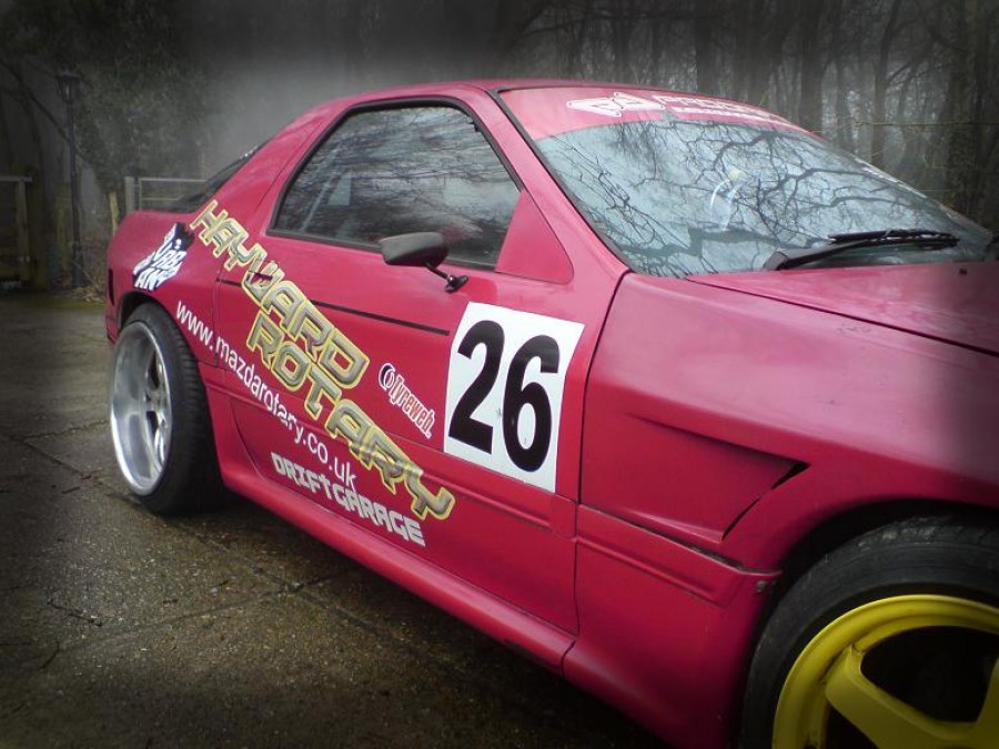 Mazda RX-7 FC rines Uras NS-01 17″ 9.5J ET15 225/45