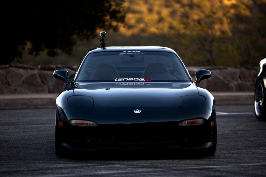 Mazda RX-7 FD rines SSR Professor SP3 18″ 9J ET29 225/40 ET24 255/35