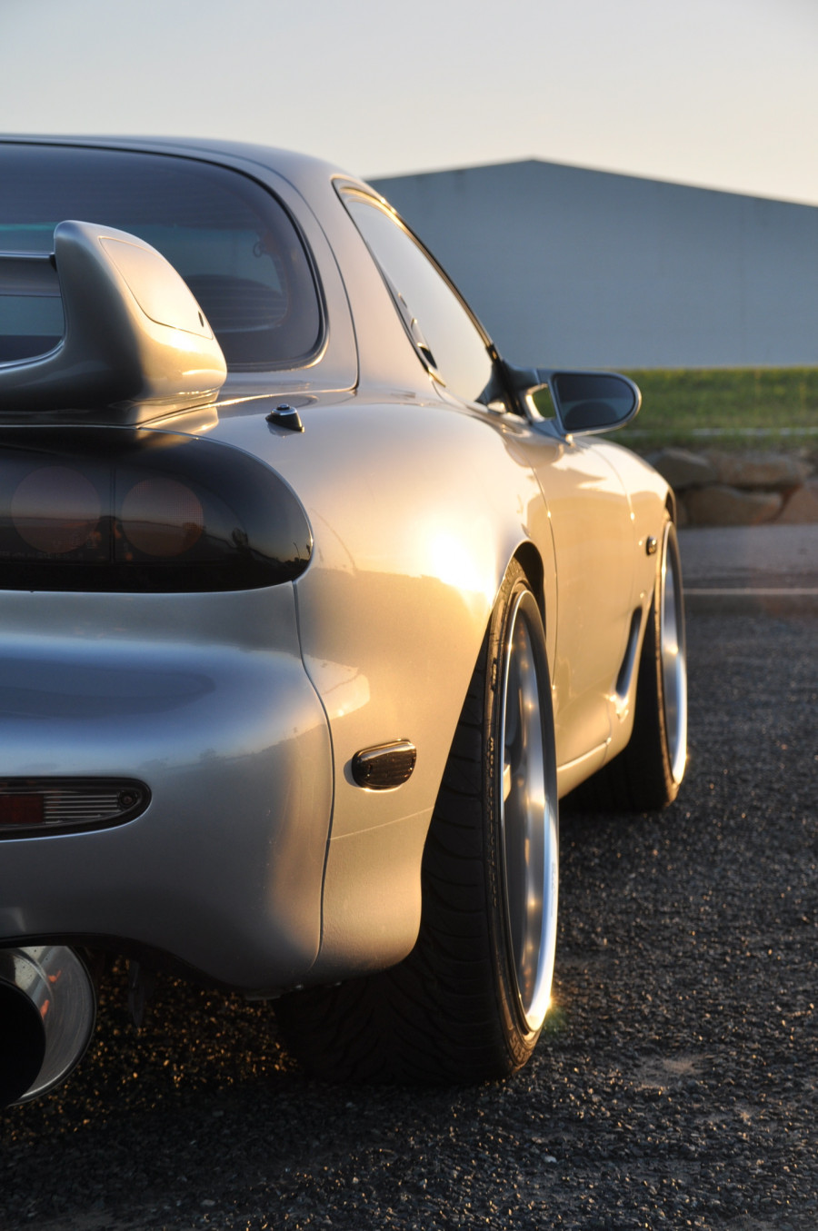 Mazda RX-7 FD rines Rays Volk Racing GT-S 19″ 9.5J ET28 225/35 10.5J 265/30