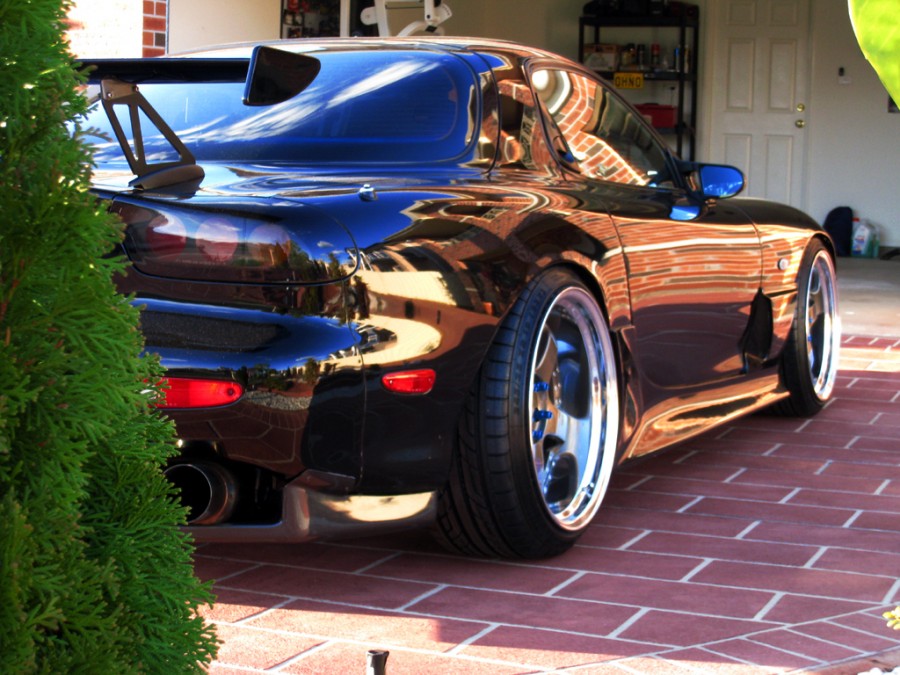 Mazda RX-7 FD rines SSR Professor SP1 19″ 9.5J ET18 225/35 11J ET11 245/35