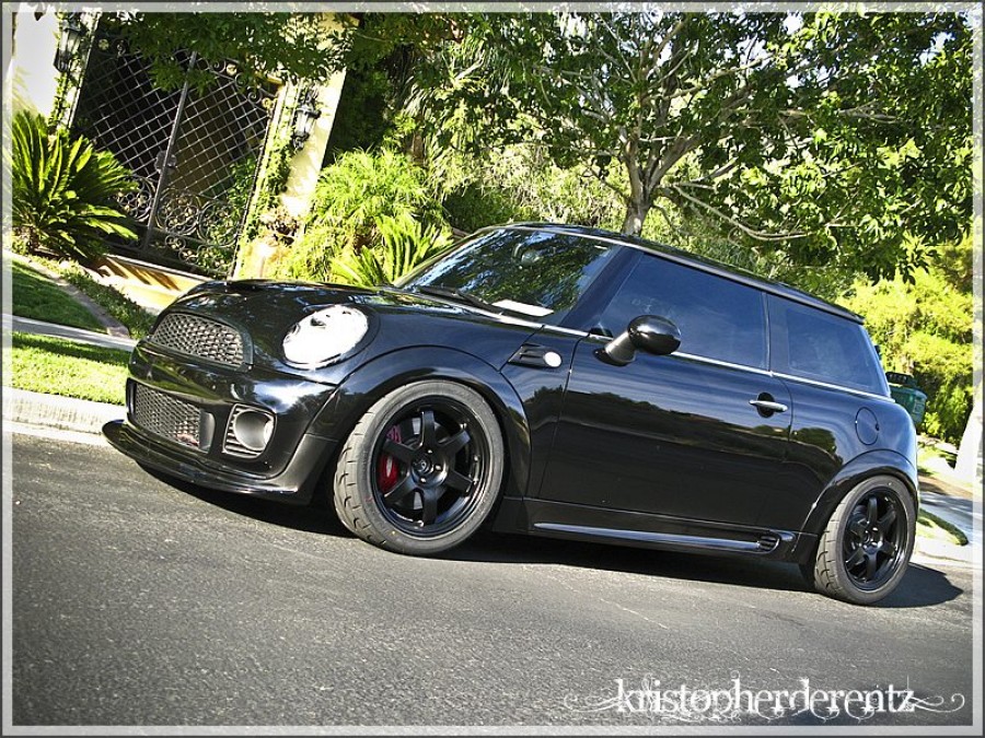 Mini Cooper S rines Rays Volk Racing TE37 17″ 7.5J ET40 225/45