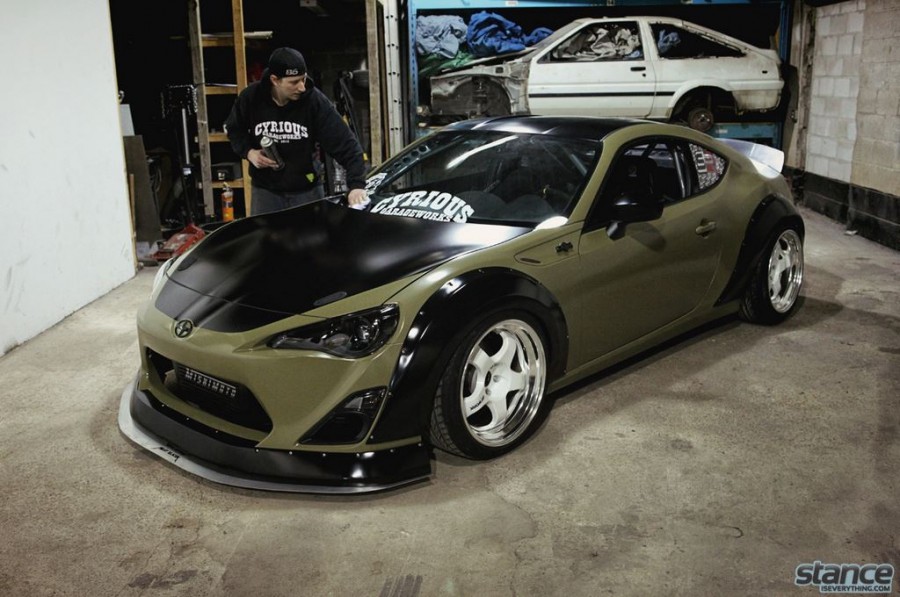 Toyota GT86 rines Work Meister S1R 18″ 9.5J ET12 225/40 10J ET15 245/40 Scion FR-S 