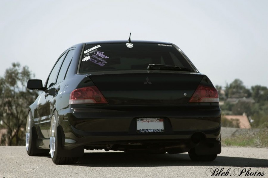 Mitsubishi Lancer Evolution IX rines BBS RS 17″ 10J ET15 245/40