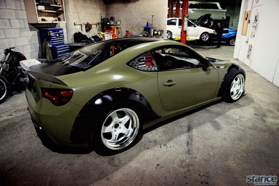 Toyota GT86 rines Work Meister S1R 18″ 9.5J ET12 225/40 10J ET15 245/40 Scion FR-S 
