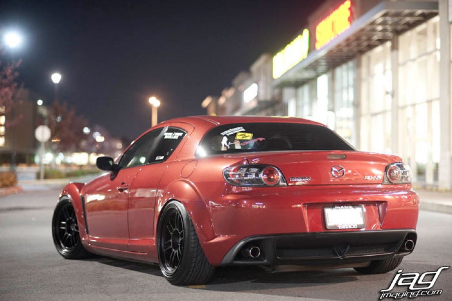 Mazda RX-8 rines Enkei RPF1 18″ 9.5J ET15 225/40 10.5J 245/40
