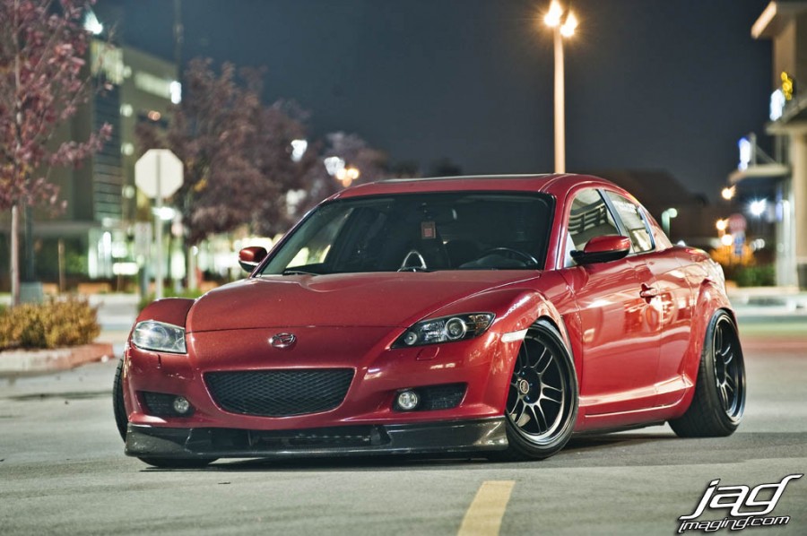 Mazda RX-8 rines Enkei RPF1 18″ 9.5J ET15 225/40 10.5J 245/40