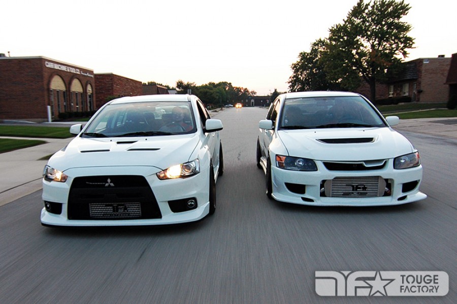 Mitsubishi Lancer Evolution VIII rines Work Emotion CR KAI 18″ 9.5J ET12 235/40
