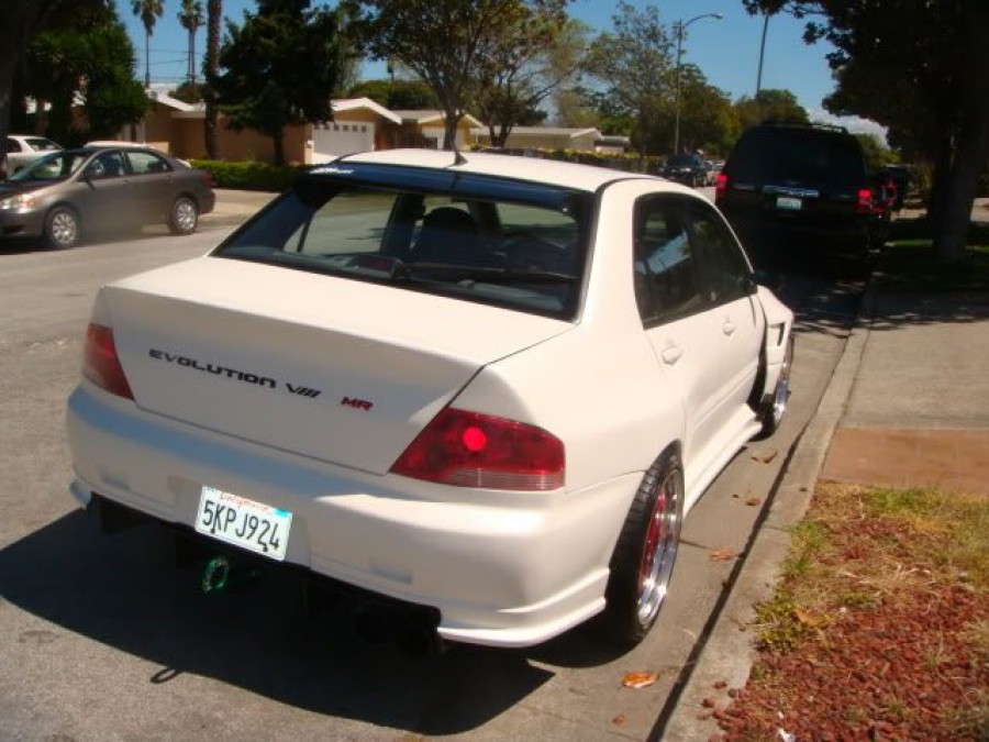 Mitsubishi Lancer Evolution VIII rines Work Meister S1 3P 18″ 11J ET5 295/30