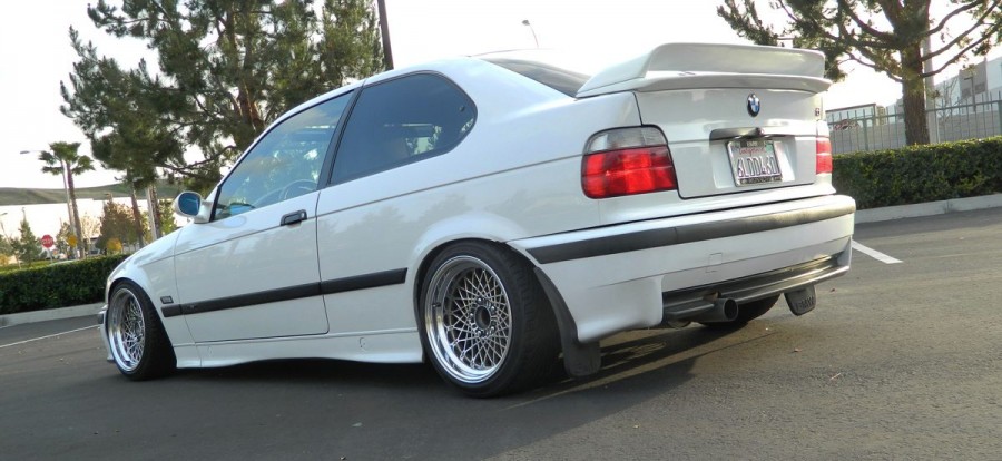 BMW 3 series E36 rines Hayashi Racing Equipment HR504 16″ 8J ET-5 205/40 318ti Tessa 