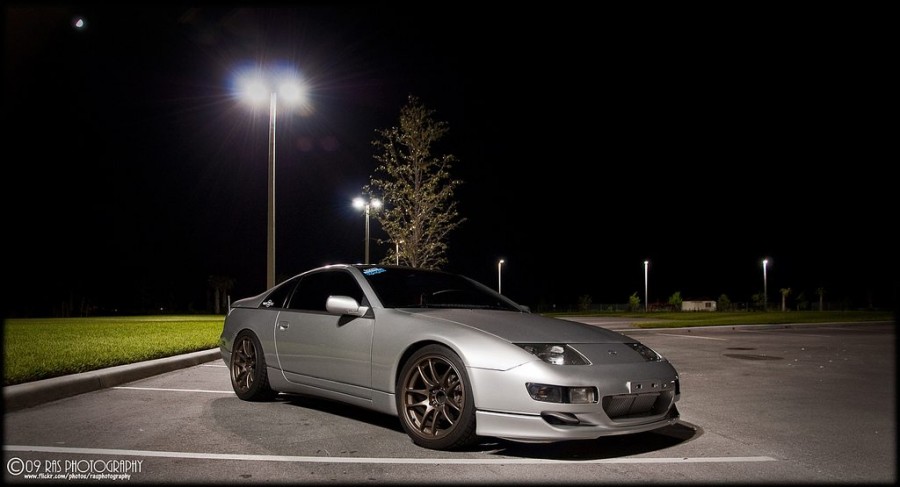 Nissan 300ZX rines Work Emotion CR KAI 18″ 9.5J ET20 255/35