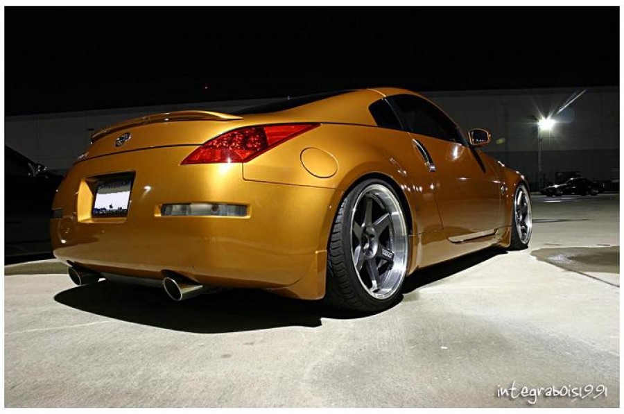 Nissan 350Z rines Rays Volk Racing TE37SL 19″ 9.5J ET22 255/35 10.5J 285/35