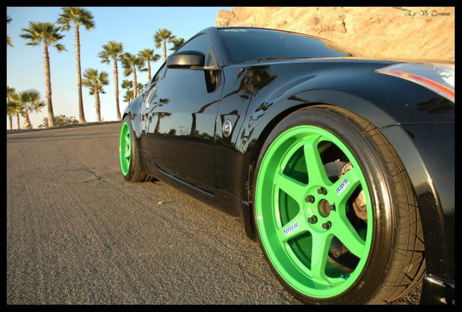 Nissan 350Z rines Rays Volk Racing TE37 19″ 9.5J ET12 245/35 10.5J 275/35