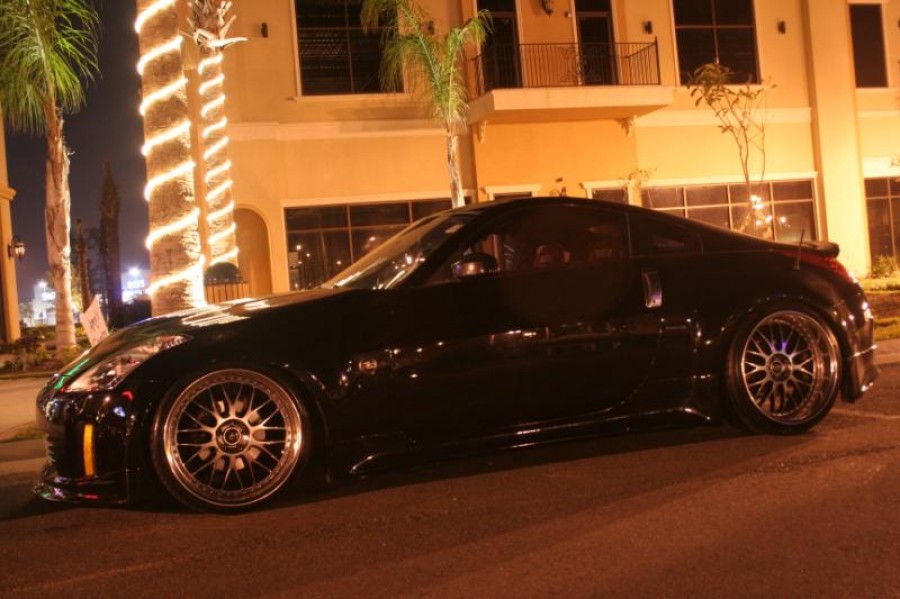 Nissan 350Z rines Work VS-XX 20″ 9.5J ET8 245/30 11J ET4 285/30