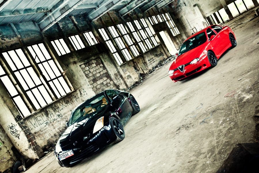Nissan 350Z rines Rays Volk Racing TE37 19″ 9J ET25 235/40 10J ET30 265/35