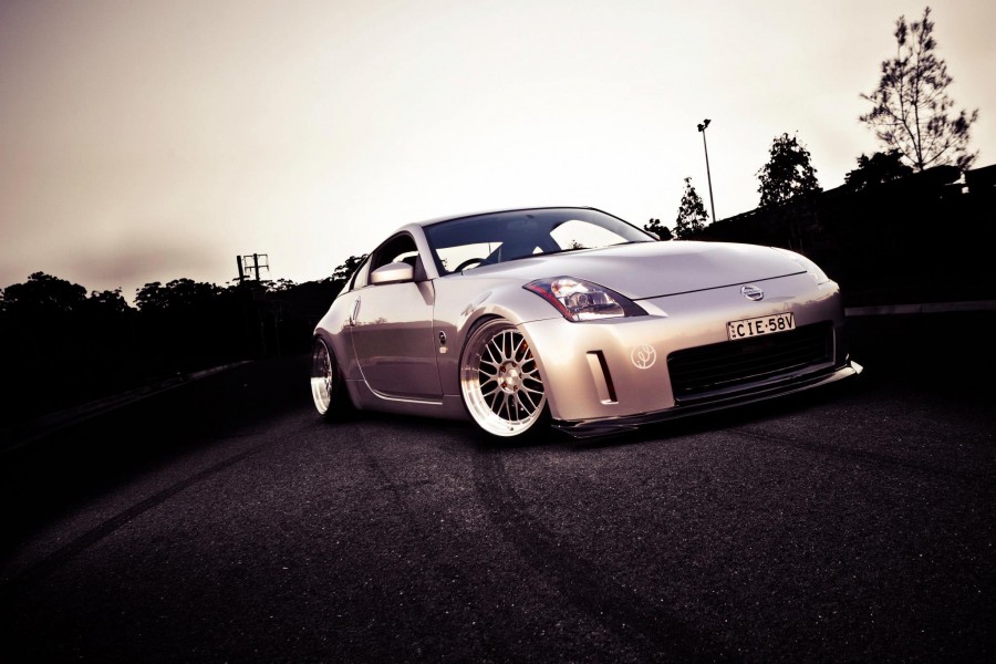 Nissan 350Z rines Varrstoen ES 1.1.2 19″ 9.5J 225/35 11J 255/35