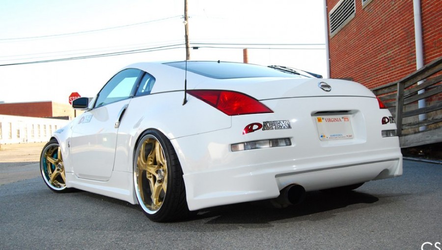 Nissan 350Z rines Rays Volk Racing GT-S 19″ 9.5J ET17 255/30 10.5J ET18 275/30