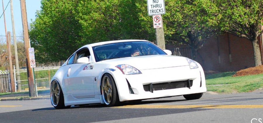 Nissan 350Z rines Rays Volk Racing GT-S 19″ 9.5J ET17 255/30 10.5J ET18 275/30