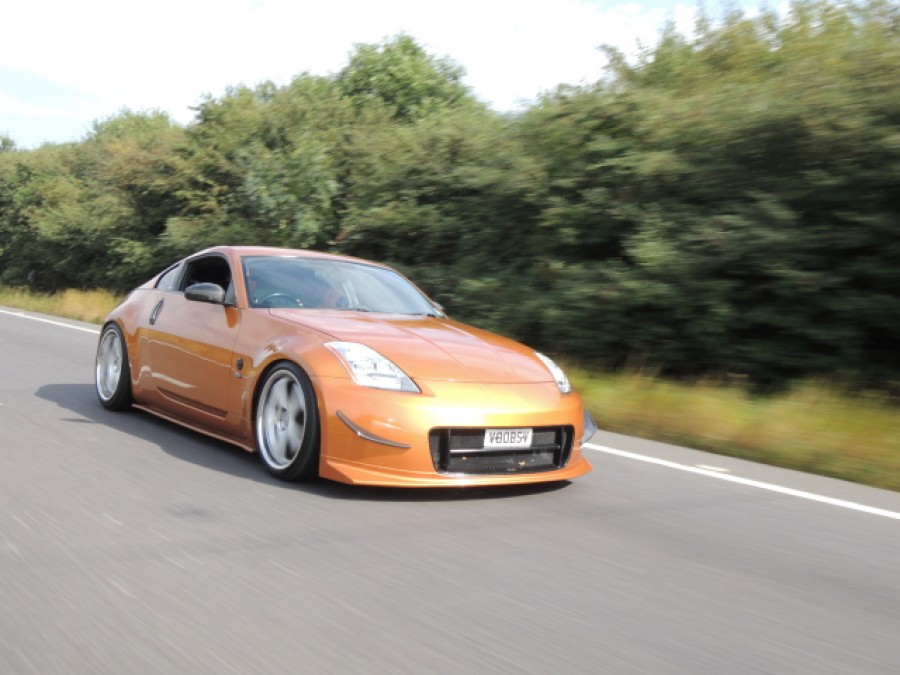 Nissan 350Z rines dare hiro 19″ 8.5J ET-10 255/35 10.5J ET-15 275/35