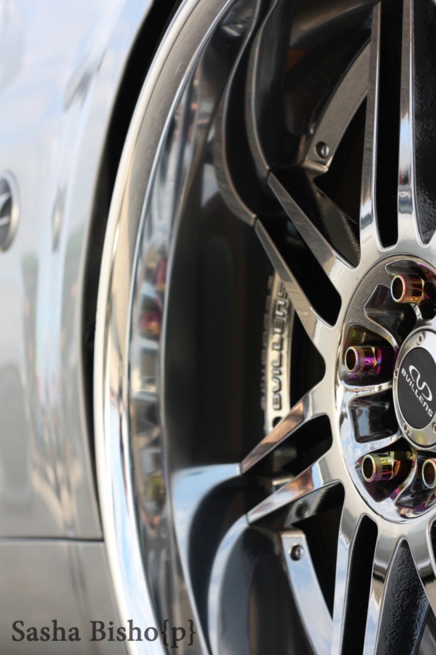Nissan 350Z rines Weds Sport Bvillen 19″ 10J ET-4 235/35 ET-16