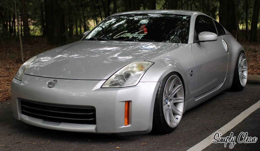 Nissan 350Z rines Borbet Style 95s 19″ 10J ET-6 235/35 ET-16